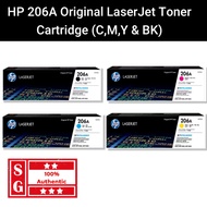 HP 206A Original LaserJet Toner Cartridge HP 206A Black HP 206A Cyan HP 206A Magenta HP 206A Yellow 