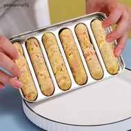 yosunrui5j] 6 In 1 Sausage Maker Stainless Steel Mold DIY Hot Dog Handmade Ham Sausage Mould Kitchen