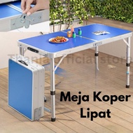 Meja Lipat Koper Meja Belajar Meja Koper Aluminium Meja Jualan