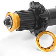 【☆stock】Ready Stock Bike Cassette Lockring CNC Aluminium Flywheel Cover for MicroSpline 12 Speed