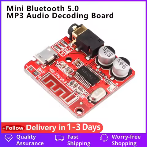 Bluetooth Audio Empfänger Bord Bluetooth 5,0 MP3 Lossless Decoder Board Wireless Stereo Musik Modul 