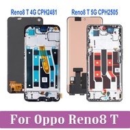 Original AMOLED For Oppo Reno8 T Reno 8T 4G 5G CPH2481 CPH2505 LCD