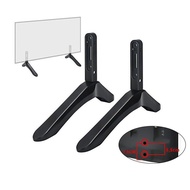 🐾2023 2pcs Universal TV Stand Base Mount For 32-65 Inch Samsung Vizio Sony LCD TV Not for LG TV Black Television Bracket