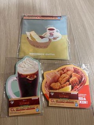 🇯🇵Komeda 一番賞zip bag/ 記事紙
