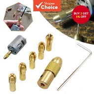 7PCS 2.35mm/3.17mm Small Electric Drill Bit Collet Micro Twist Drill Chuck Set