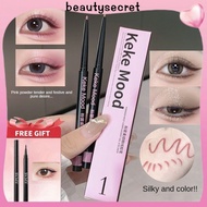 24h Shipping 【Free gift】Kekewood Powder Mist Soft eyeliner gel eyeliner Black Waterproof Scrub gel e