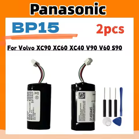 2pcs NEW 8V 750mAh 31450445 GBQ6E BP15 Battery for Volvo XC90 XC60 XC40 V90 V60 S90 Replacement VCM 