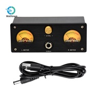 Xz-U6Pro VU Meter + Headphone Amp DC5V Desktop Headphone Amplifier Linear Headphone Amplifier 6.35mm