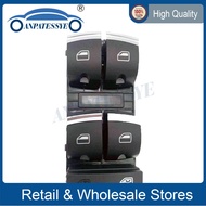 New Chrome Master Window Switch Control Button For Audi A3 8P A6 S6 A4 RS6 C6 Q7 4F0959851H 4F0 959 