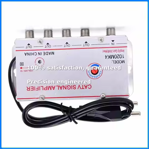 Cable TV Splitter Amplifier 20dB Digital TV Antenna Signal Booster Home Tv Equipments 45Mhz to 860MH