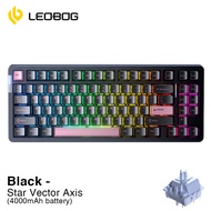 LEOBOG Hi86ปะเก็นคีย์บอร์ดเล่นเกมกลไกแบบถอดเปลี่ยนได้สามโหมดไร้สายรองรับ IS/Android/mac/win