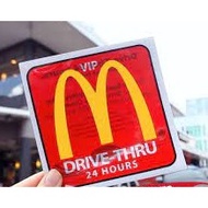 McDonald's Drive-Thru VIP Car Sticker