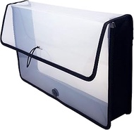 LION "EPAND-N-File Poly Expanding Wallet, Legal, 16"" x 10"" x 0.5"" (Max. Capacity 3""), Clear, 1ea