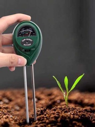 1入組3合1土壤濕度計ph值測試器,雙頭探測器適用於花朵、植物、花園和農場