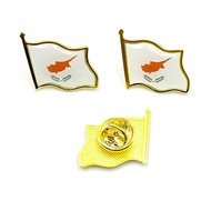 Cyprus Flag Pin Brooch European Countries National Badges