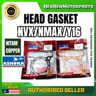 YAMAHA NVX / NMAX / R15 / Y16 HEAD COOPER / HITAM GASKET STD 60MM 62MM 63MM 65MM 66MM ASHUKA