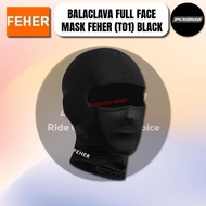 BALACLAVA FULL FACE MASK FEHER (T01) BLACK