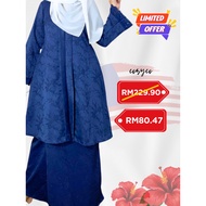 [Cosyco] Kalsom Kurung – Baju Kurung Batik Floral, Material Brocade