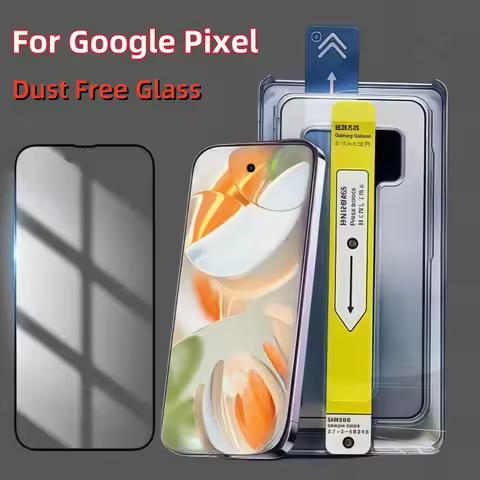 Easy Install Tempered Glass For Google Pixel 9Pro 8Pro 9a 8a 7a Dust Free Screen Protector For Googl