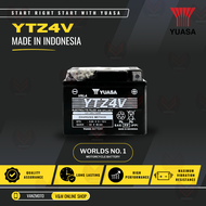 Yuasa YTZ4V (YTX4L-BS, MF4L-B, GTZ5S, XLTZ4) Motorcycle Battery (INDONESIA) best for Yamaha Mio i125