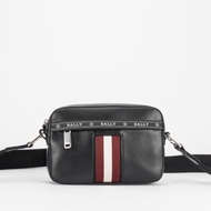 Tas pria original - Bally Hal Leather Crossbody Bag