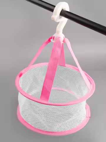 Hanging Makeup Sponge Drying Net Bag With Hook, Portable Cosmetic Brush Beauty Blender Dry Storage B
