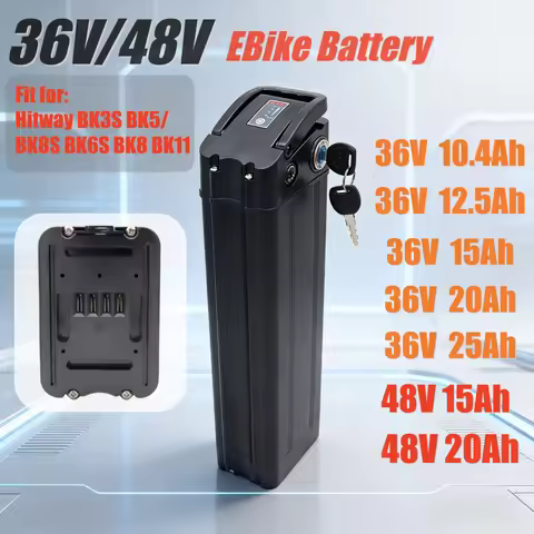 36V 48V 20Ah 25Ah Replacement Battery for COLORWAY Hitway BK3 BK5 BK6 BK8 BK11 BK37 OneSport BK6 EVE
