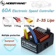 HobbyWing QuicRun 1060 RTR 60A Brushed Waterproof ESC Electronic Speed Controller for 1/10 Scale Axi