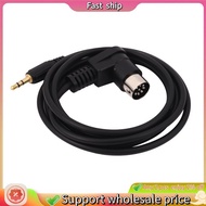 In stock-Car 3.5mm AUX Input Adapter Audio Cable Mini Jack AUX 8-Pin M-BUS CD Changer Cable For  Gol