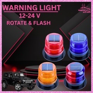 AUTO MAGIC SOLAR ENERGY BEACON LIGHT LED WARNING LIGHT  12V-24V LAMPU BEACON WARNING LIGHT EMERGENCY