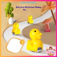 Set of 3/6/9/12 Odd Duck Climbing Ladder, for Small Duck Climbing Duck Slide Toy Set