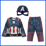 3D Captain iron man.Spider-Man.batman.hulk costume for kids 4-10yrs