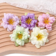 5PCs 5.5CM Artificial Flowers Head Silk Orchid For Home Mariage Wedding Decoration DIY Craft Bride W