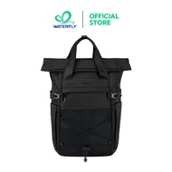WATERFLY 16L/21L Roll Top Backpack, Anti-Theft Waterproof Laptop Daypack for Travel, Hiking, Work, S
