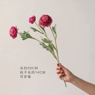 High-Quality Rose Peony Artificial Flowers Home Decorations Living Room Table Centerpieces Desktop D