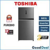 Toshiba RT835 661L Inverter Refrigerator Peti Sejuk Fridge