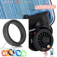 CHIHIRO 2Pcs Rubber Ring, Diameter 35 mm Flexible Luggage Wheel Ring, Durable Stretchable Silicone Thick Flat Wheel Hoops Luggage Wheel