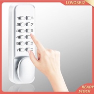 [Lovoski2] Mechanical Door Lock with Keypad Digital Door Knob Lock Waterproof Outdoor Gate