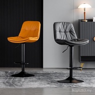 Light Nordic Lifting Foot Chair High Modern Simple Chair Bar Rotating Household Wholesale Bar Backre