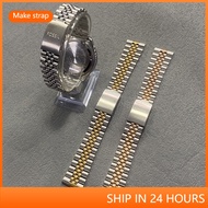 For FOSSIL watch silver Middle Gold steel Jubilee steel hook chain man watchband strap accessories 22mm