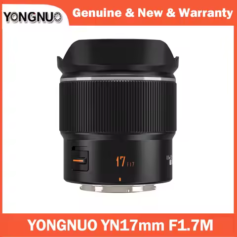 YONGNUO YN17mm F1.7M Auto Focus Standard Prime Lens, Mirrorless Micro Four Thirds, Compatible with O