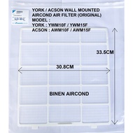 [Original/Genuine] (1pc) York YWM10F/YWM15F/YWM20F/YWM25F / Acson AWM10F/AWM15F/AM20F/AWM25F Aircond