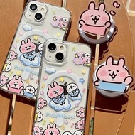 卡娜赫拉的小動物 iPhone Case 手機殼 電話殼 保護殼 粉紅兔兔 p助 kanahei 公仔 卡通 實用 日用品