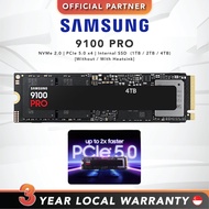 [FAST SHIP] Samsung 9100 PRO | NVMe  2.0 | PCIe 5.0 x4  Internal SSD (1TB / 2TB / 4TB)  (Without / W