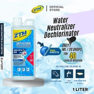 Anti Chlorine 1L Water Neutralizer Dechlorinator for Aquarium Fish Pond Tap Water Pool Chlorine Remo