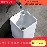 YQ55 National Rice(guomi）30×30cmBalcony Ceramic Table Control Mop Pool Small Mop Pool Bathroom Corner Mop Sink Washing C