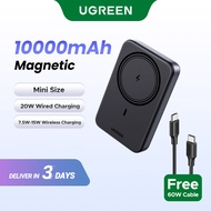 UGREEN 10000mAh Magsafe mini Powerbank 10000mAh Magnetic Wireless Powerbank for Samsung S26 Ultra S2