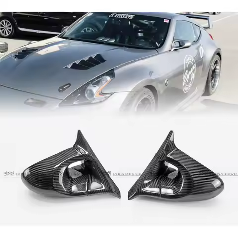 Fairlady Z34 370Z Aero 370Z Carbon Side Bullet Mirror (Left Hand Drive Vehicle)