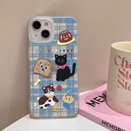 HP Soft Cat Bread Cake For Redmi 15C A5 14C 13C 13X Note 14 4G 5G Pro Plus 9T 10A 9A Note 8 9 10 9S 