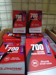 ยางในจักรยานเสือหมอบ 700C chaoyang กล่องแดง แพค 1 ชิ้น